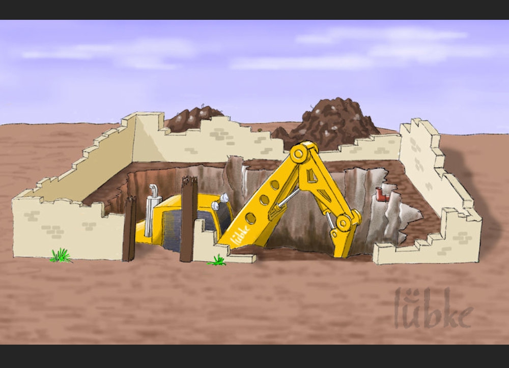 04-20: Bagger-Bodo in Heimarbeit